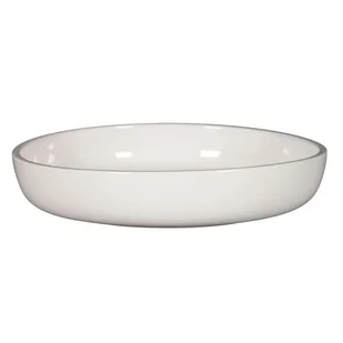 PORCELANA RAK STONE Talerz głęboki 24 cm biały - Talerze - miniaturka - grafika 1