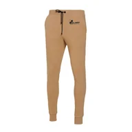 Spodnie sportowe męskie - Męskie spodnie dresowe Olimp - Men Pants Gold Series beżowe-XXL - miniaturka - grafika 1
