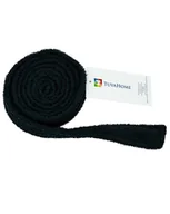 Szlafroki damskie - Czarny pasek do szlafroka frotte 180cm 100% bawełna - miniaturka - grafika 1