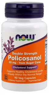 Now Foods Policosanol 20 mg 90 kapsułek - Witaminy i minerały - miniaturka - grafika 1