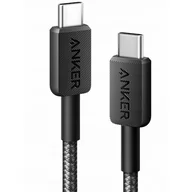 Kable USB - Kabel Anker 322 USB-C do USB-C 0.9m czarny - miniaturka - grafika 1