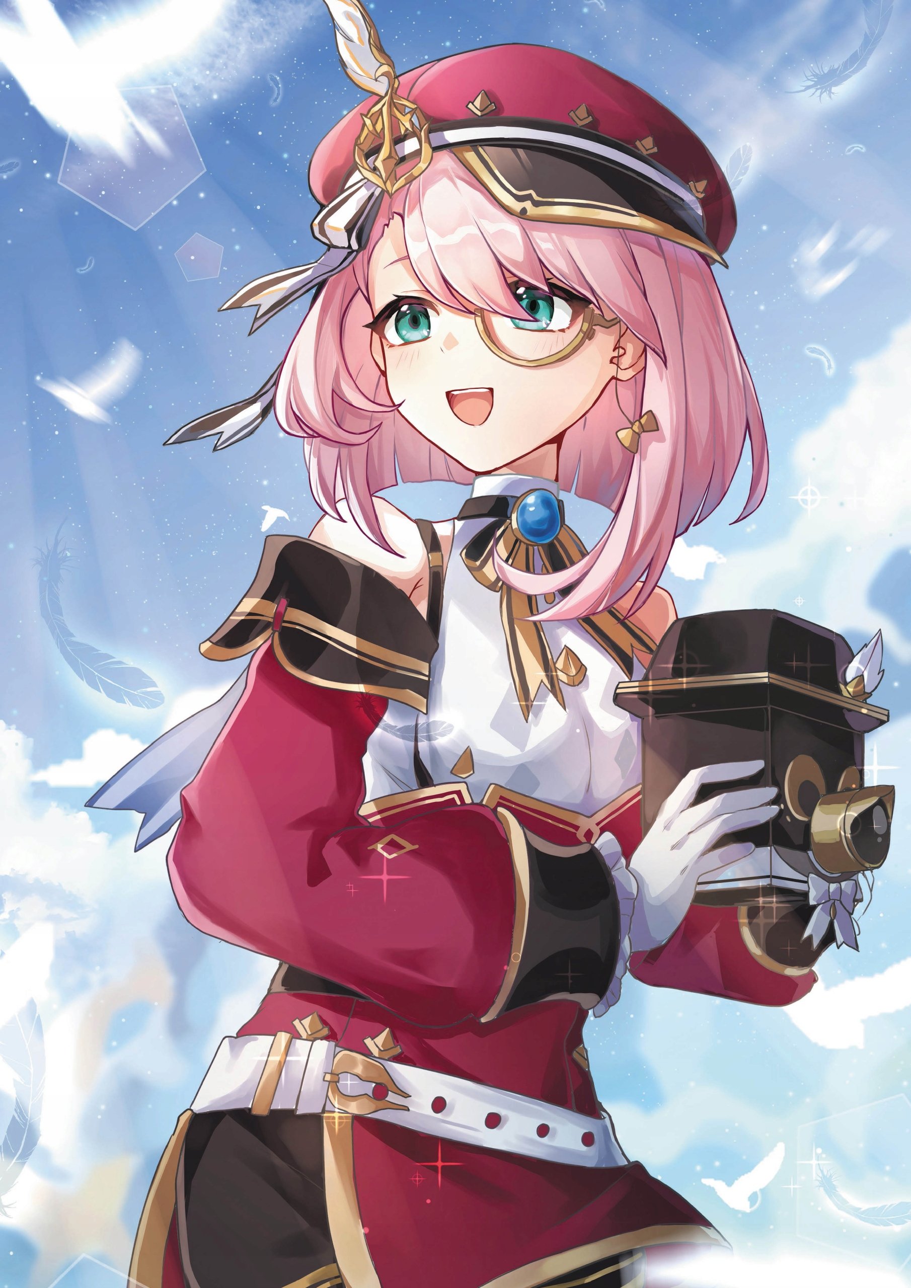 Plakat A1 Genshin Impact Anime Gra Charlotte