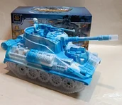 Samochody i pojazdy dla dzieci - Zabawka czołg na baterie dla chłopca światło dźwięk 4537 - miniaturka - grafika 1