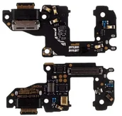 Części serwisowe do telefonów - ORYGINALNA PŁYTKA ZŁĄCZE ŁADOWANIA MIKROFON HUAWEI P30 ELE-L09 | ELE-L29 - miniaturka - grafika 1