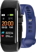 Smartband - Rubicon RNCE59 Czarny + Niebieski Pasek - miniaturka - grafika 1