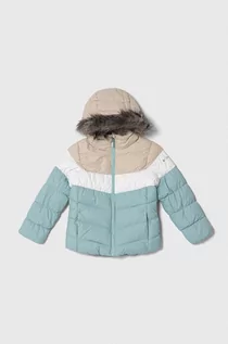 Kurtki i płaszcze dla dziewczynek - Columbia kurtka dziecięca G Arctic Blast II Jacket kolor turkusowy - grafika 1