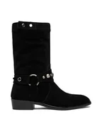 Botki damskie - Badura Botki EO-CAPRI-V1778-303 Czarny - miniaturka - grafika 1