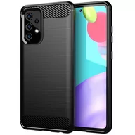 Etui i futerały do telefonów - Etui SAMSUNG GALAXY A52 / A52s Nexeri Carbon Pancerne czarne - miniaturka - grafika 1