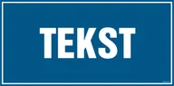 Systemy ekspozycyjne i znaki informacyjne - ZNAK NA ZAMÓWIENIE WZÓR D-010, KS - FOLIA PODŁOGOWA FOTOLUMINESCENCYJNA; (200X100MM) - miniaturka - grafika 1