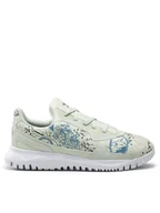 Buty dla dziewczynek - adidas Sneakersy Originals Flex J GX9245 Zielony - miniaturka - grafika 1