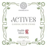 Struny gitarowe  - KNOBLOCH STRINGS THE ART OF VIBRATION 400ADQ - AKTYWY Double Silver QZ Nylon M-High Tension 34.0 - miniaturka - grafika 1