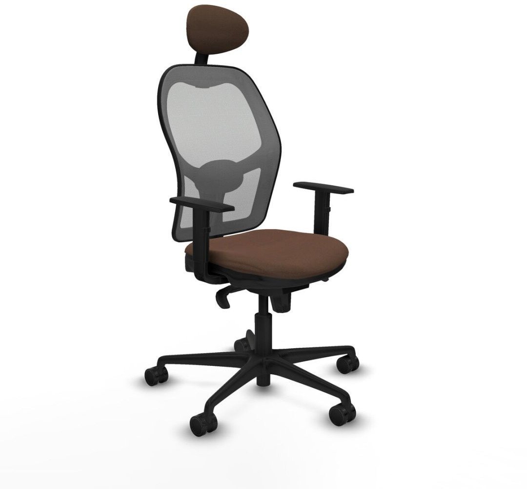 Krzesło Biurowe z Zagłówkiem Jorquera Piqueras y Crespo 1D036N1 Szary Ceimnobrązowy