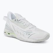 Buty sportowe damskie - Buty do piłki ręcznej damskie Mizuno Wave Mirage 5 white/glacial ridge/patinagreen - miniaturka - grafika 1