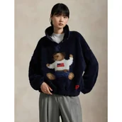 Bluzy damskie - POLO RALPH LAUREN Polarowa bluza | Oversize fit - miniaturka - grafika 1