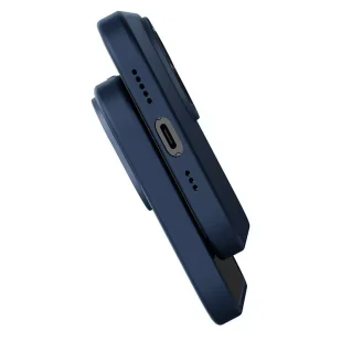 Zestaw ochronny Baseus Liquid Silica etui magnetyczne i szkło hartowane do iPhone 14 Pro Max (niebieski) - Etui i futerały do telefonów - miniaturka - grafika 3