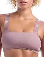 Biustonosze - adidas Biustonosz damski, delikatny róż, XL - miniaturka - grafika 1