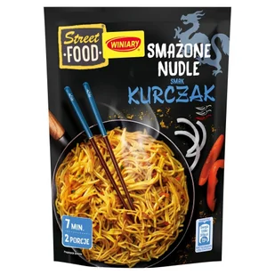 Winiary Street Food Smażone nudle smak kurczak 121 g - Szybkie dania obiadowe - miniaturka - grafika 1