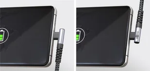 Kabel USB-C - USB-A 2.0 Goobay KĄTOWY TEXTIL 2m - Kable - miniaturka - grafika 5