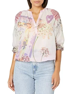 Desigual Bluzka damska, czerwony, M - Bluzki damskie - miniaturka - grafika 1