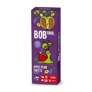 ECO-SNACK Bob Snail Jabłko-Śliwka 30g - Eco-Snack - Zdrowa żywność - miniaturka - grafika 1