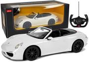 Zabawki zdalnie sterowane - Rastar Auto R/C Porsche 911 Carrera S 1:12 Białe - miniaturka - grafika 1