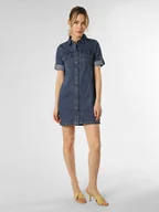 Sukienki - Noisy May Dżinsowa sukienka damska - NMNew Signe Kobiety Bawełna niebieski jednolity, S - miniaturka - grafika 1