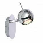 Lampy ścienne - Santorini - kinkiet 1 płomienny chrom 827511-06 - miniaturka - grafika 1