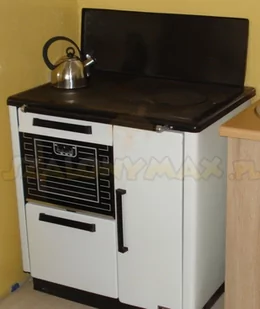 Kuchnia, angielka 9,2kW, bez płaszcza wodnego, Jawor (obudowana, kolor: biało brązowy) - spełnia anty-smogowy EkoProjekt 25980267 - Kuchnie węglowe - miniaturka - grafika 4