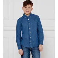 Bluzki dla chłopców - Tommy Hilfiger Jeansowa koszula Regular Fit - miniaturka - grafika 1