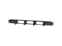 Intellinet Organizer Kabli Intellient Rack 19\" 1U 4x48mm czarny 204279 - Szafy rack - miniaturka - grafika 6