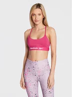 Koszulki i topy damskie - Reebok Biustonosz top Workout Ready Basic HI6889 Różowy - miniaturka - grafika 1
