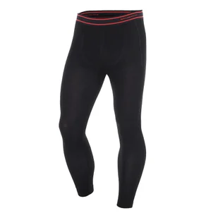 Brubeck - Spodnie termoaktywne Active Wool Merino - Czarne - LE11710 - Spodnie sportowe męskie - miniaturka - grafika 1
