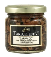 Pasztet i przetwory mięsne - Carpaccio z czarnej trufli w oliwie z oliwek 80g / Inaudi - miniaturka - grafika 1