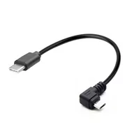 Kable USB - Kabel Kątowy USB-C na MicroUSB 20 cm - miniaturka - grafika 1