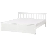 Łóżka - Łóżko OLENDON 180 x 200 cm Drewno Biały - miniaturka - grafika 1