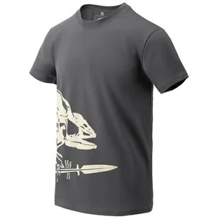 Koszulka męska Helikon-Tex T-Shirt (Full Body Skeleton) Rozmiar: XXL / Kolor: szary - Koszulki sportowe męskie - miniaturka - grafika 1