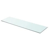 Półki do salonu - Lumarko Półka szklany, bezbarwny panel, 90x25 cm - miniaturka - grafika 1
