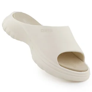 Klapki damskie sportowe na grubej podeszwie beżowe Big Star RR274A579 beżowy - Klapki i japonki damskie - miniaturka - grafika 1