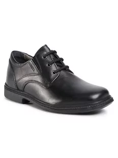 Geox Półbuty J Federico C J04D1C 00043 C9999 S Czarny - Buty dla dziewczynek - miniaturka - grafika 1