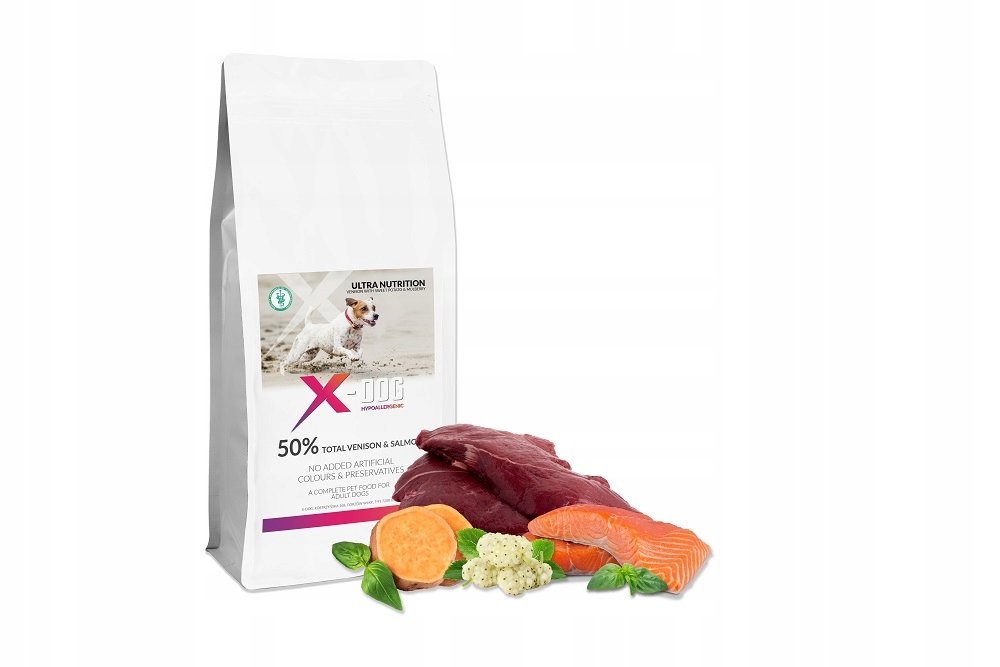 X-DOG GF ADULT M/L JELEŃ ŁOSOŚ BATATY I MORWA 12KG