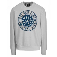 Odzież taktyczna i umundurowanie - Bluza PITBULL Tricot Terry 280 San Diego Sun '25 - Szary Melanż S - miniaturka - grafika 1