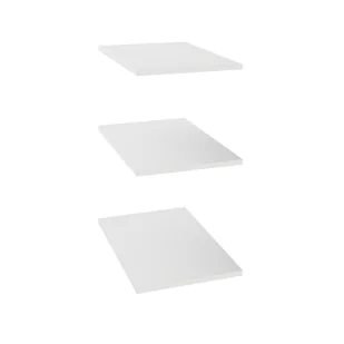 Półka prosta do korpusu 50 cm głębokość 45 cm białe 3 szt. - Meble modułowe i akcesoria - miniaturka - grafika 1
