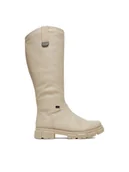 Kozaki damskie - Rieker Kozaki CEO-Y7190-60 Écru - miniaturka - grafika 1