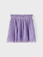 Sukienki i spódniczki dla dziewczynek - NAME IT Spódnica plisowana 13205919 Fioletowy Regular Fit - miniaturka - grafika 1