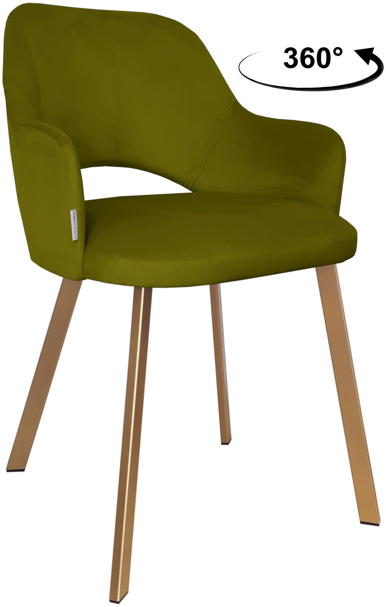 Krzesło obrotowe Milano podstawa Profil złota BL75