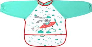 BabyOno Śliniak z rękawkami, zielony 837 BabyOno - Śliniaki i fartuszki - miniaturka - grafika 1