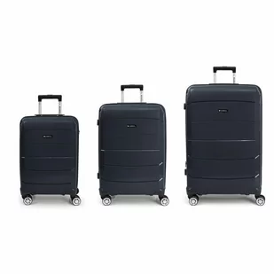 Gabol Midori 4 Roll Suitcase Set 3szt. d.blue - Walizki - miniaturka - grafika 1