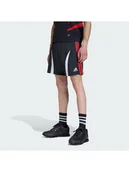 Spodenki męskie - adidas Szorty sportowe adicolor Teamgeist KD5871 Czarny Regular Fit - miniaturka - grafika 1