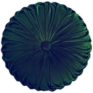Poduszki - Poduszka Velvet butelkowa zieleń 38 cm - miniaturka - grafika 1