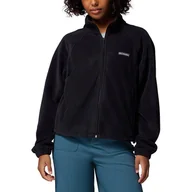 Bluzy sportowe damskie - Bluza damska Columbia Benton Springs Relaxed 2136221010 - czarna - miniaturka - grafika 1